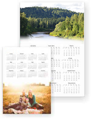 Vienas Lapas Kalendāru Druka 2020