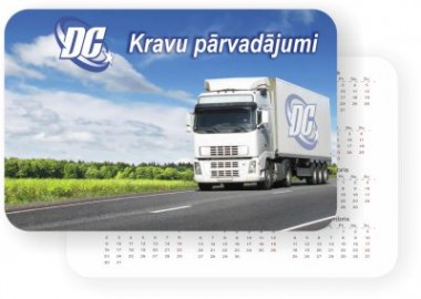 Kabatas kalendārs 2020 ar apaļiem stūriem Izmērs: 5,4x8,5cm Apstrāde: laminēts (matēts, glancēts)