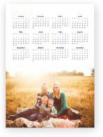 Vienas lapas kalendārs 2020 (horizontāls vai vertikāls) Kalendāra izmērs:  A4